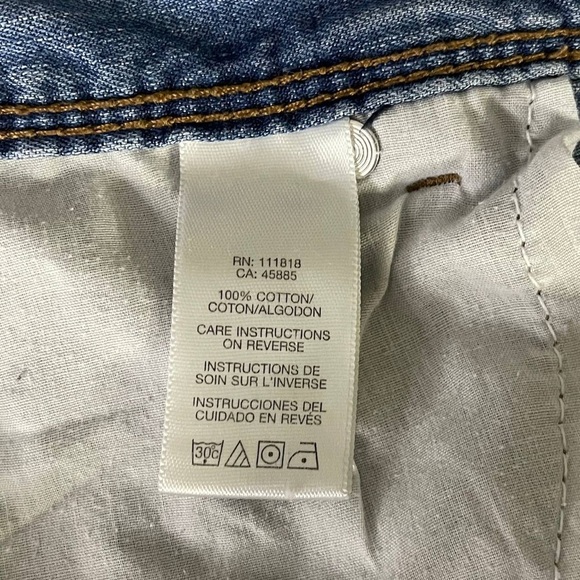 Michael Kors Mens Light Wash Jeans, Size 34/30 100% Cotton Straight Cut - Picture 6 of 10